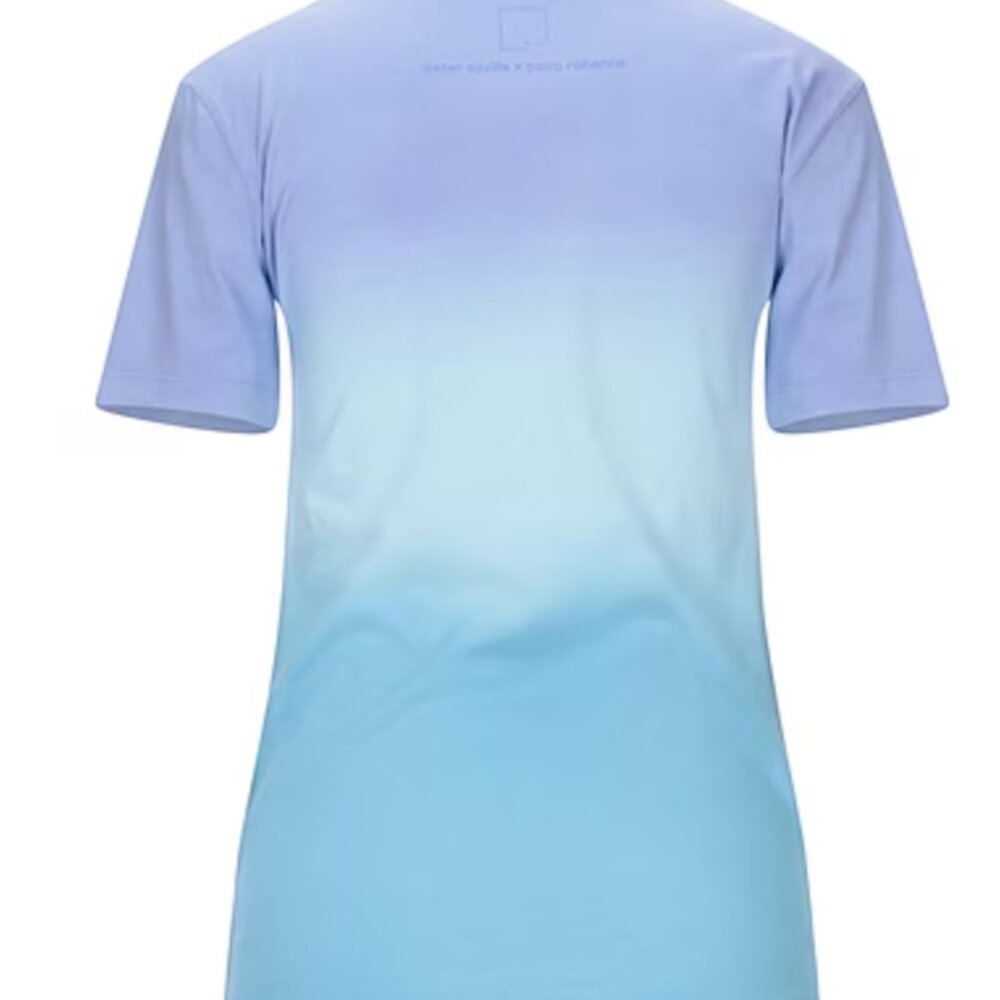 Paco Rabanne Blue Gradient Short Sleeve Tee - Picture 3 of 7
